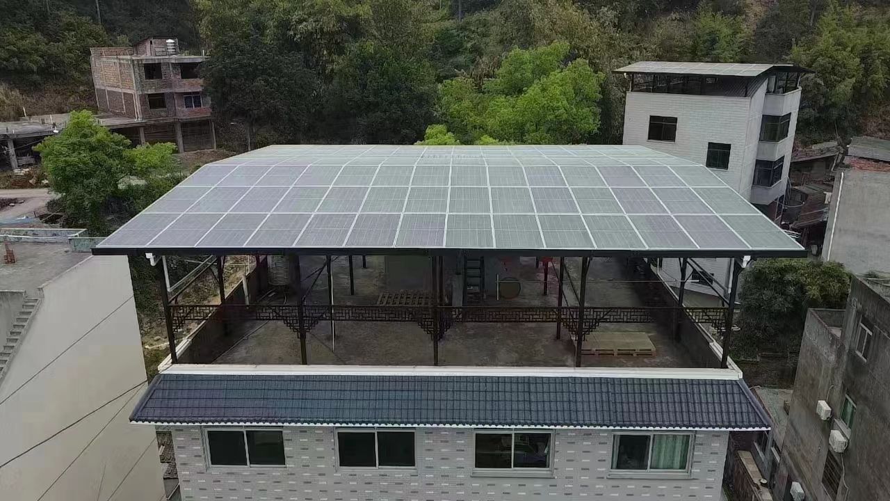 灌南15kw+10kwh自建别墅家庭光伏储能系统